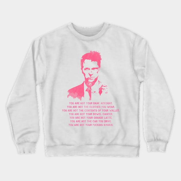 Who is Tyler Durden? Crewneck Sweatshirt by VanHand